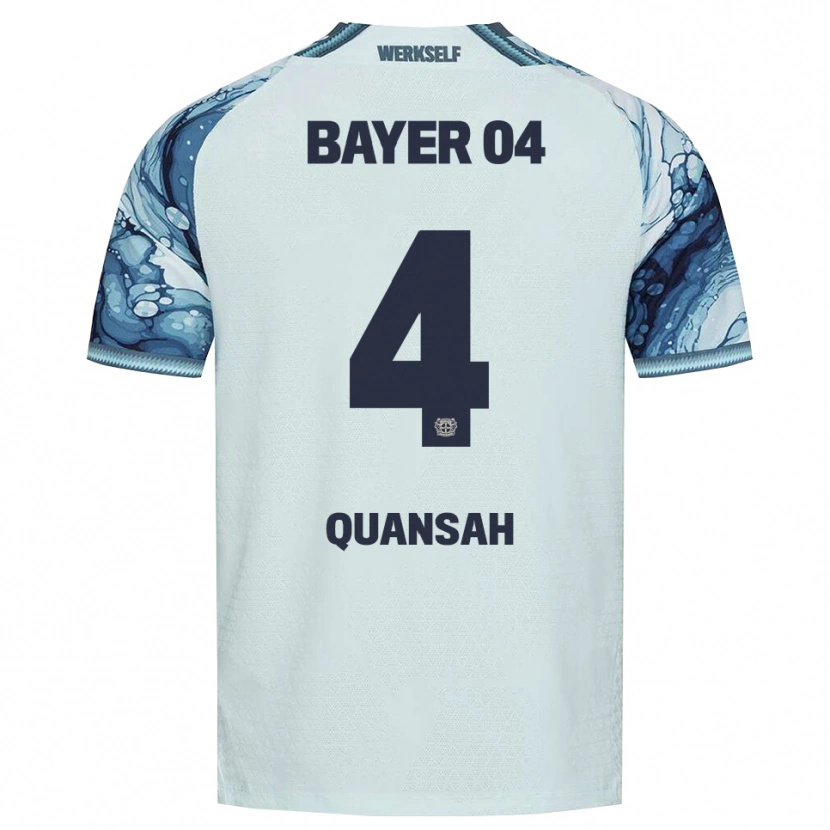 Danxen Enfant Maillot Jarell Quansah #4 Vert Foncé Noir Tenues Extérieur 2026/27 T-Shirt