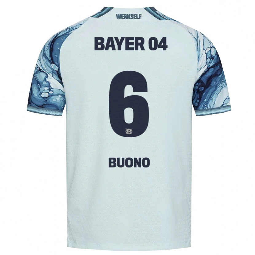 Danxen Enfant Maillot Francesco Buono #6 Vert Foncé Noir Tenues Extérieur 2026/27 T-Shirt