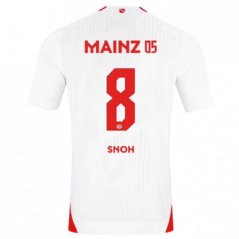 Danxen Enfant Maillot Denton Snoh #8 Blanc Rouge Jaune Tenues Extérieur 2026/27 T-Shirt