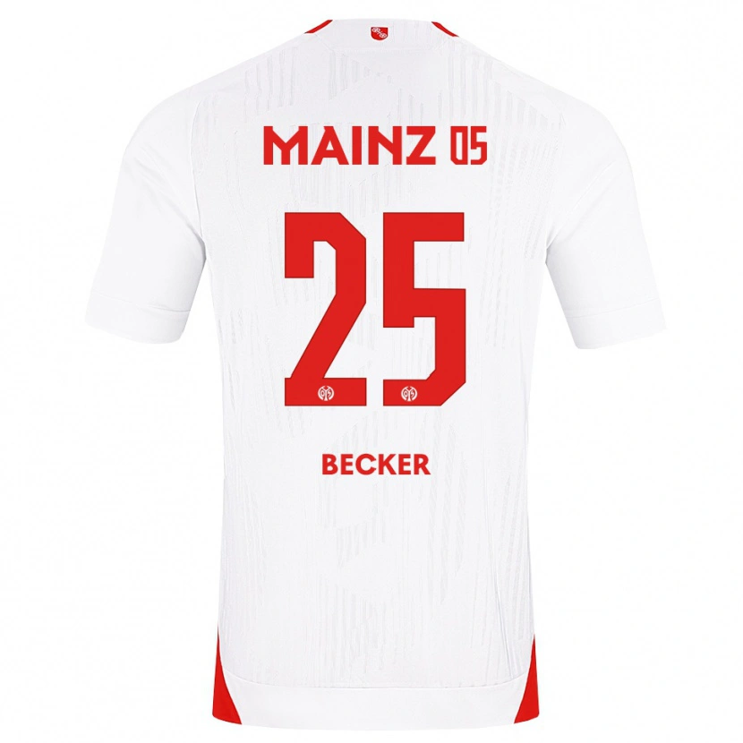Danxen Enfant Maillot Kathrin Becker #25 Blanc Rouge Jaune Tenues Extérieur 2026/27 T-Shirt