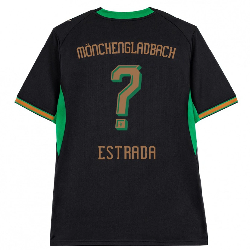 Danxen Enfant Maillot Joshua Jong Estrada #0 Noir Orange Vert Marron Tenues Extérieur 2026/27 T-Shirt