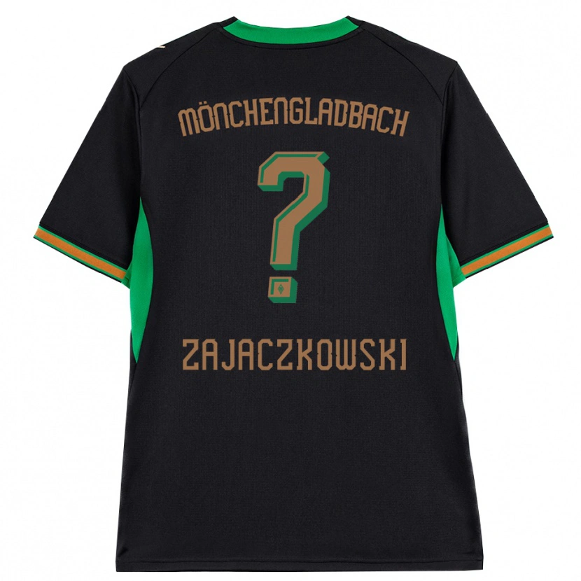 Danxen Enfant Maillot Vincent Zajaczkowski #0 Noir Orange Vert Marron Tenues Extérieur 2026/27 T-Shirt