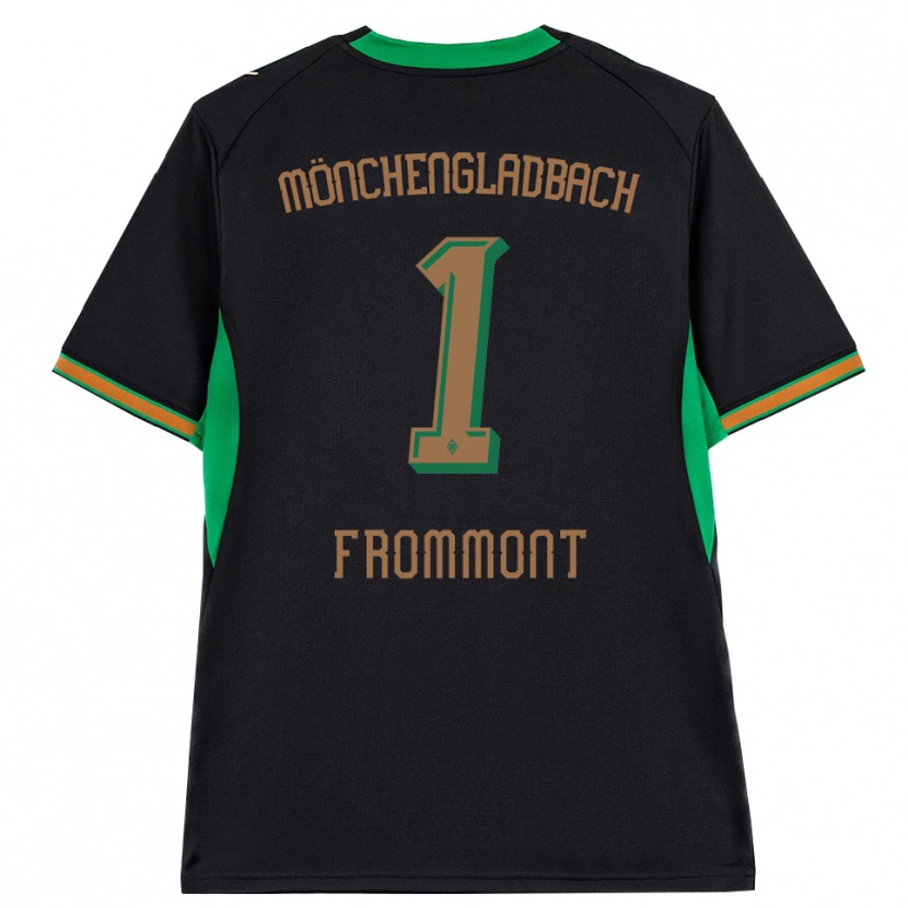 Danxen Enfant Maillot Romina Frommont #1 Noir Orange Vert Marron Tenues Extérieur 2026/27 T-Shirt