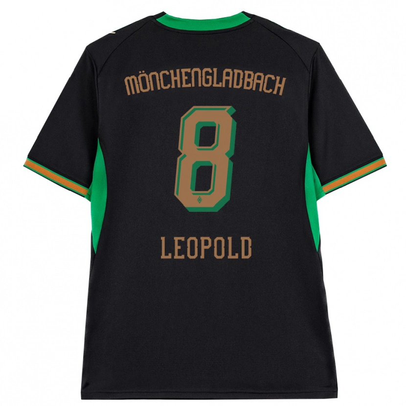 Danxen Enfant Maillot Enzo Leopold #8 Noir Orange Vert Marron Tenues Extérieur 2026/27 T-Shirt