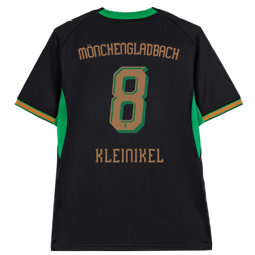 Danxen Enfant Maillot Nadja Kleinikel #8 Noir Orange Vert Marron Tenues Extérieur 2026/27 T-Shirt