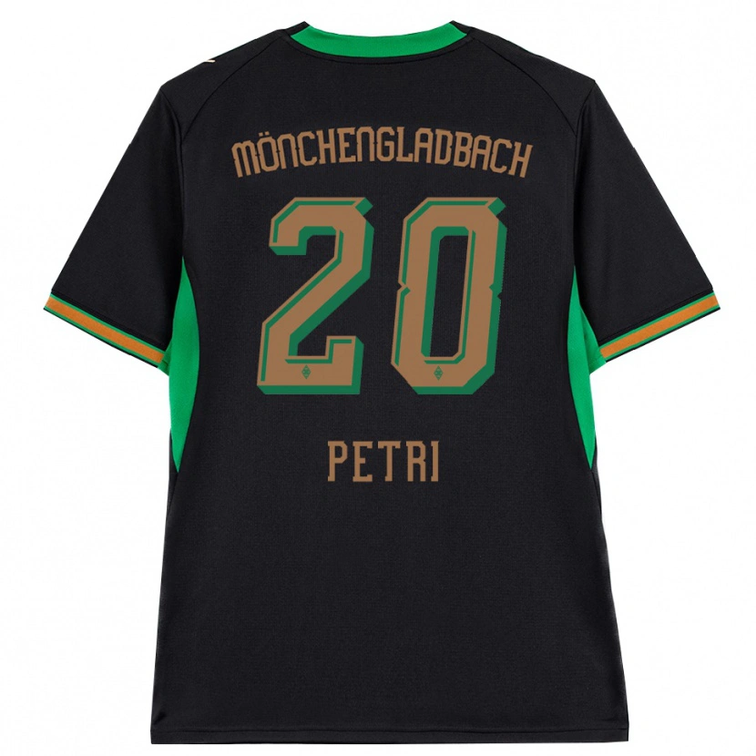 Danxen Enfant Maillot Paula Petri #20 Noir Orange Vert Marron Tenues Extérieur 2026/27 T-Shirt