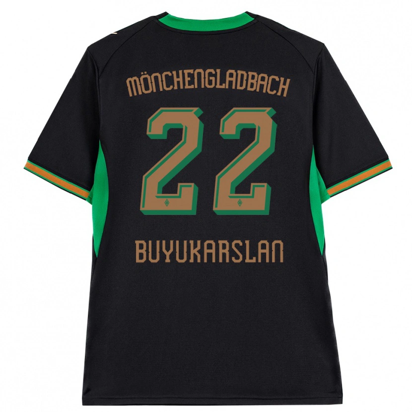 Danxen Enfant Maillot Oguzcan Büyükarslan #22 Noir Orange Vert Marron Tenues Extérieur 2026/27 T-Shirt
