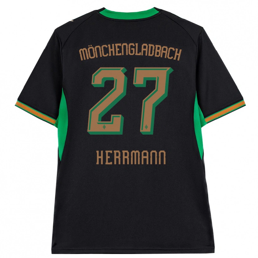 Danxen Enfant Maillot Michelle Herrmann #27 Noir Orange Vert Marron Tenues Extérieur 2026/27 T-Shirt