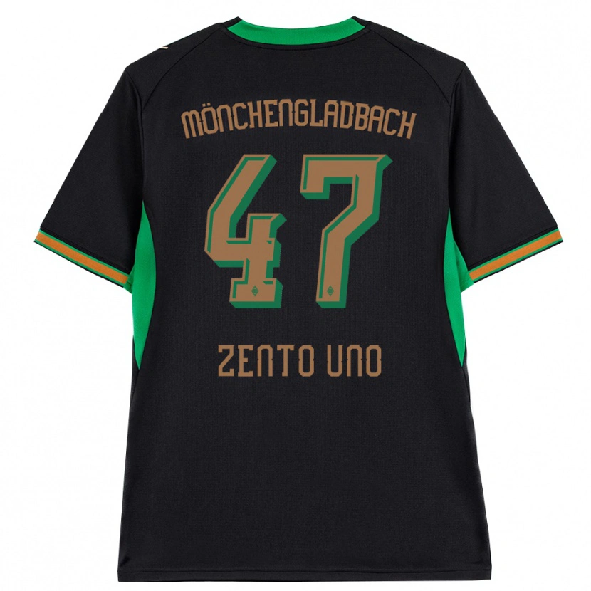 Danxen Enfant Maillot Zento Uno #47 Noir Orange Vert Marron Tenues Extérieur 2026/27 T-Shirt