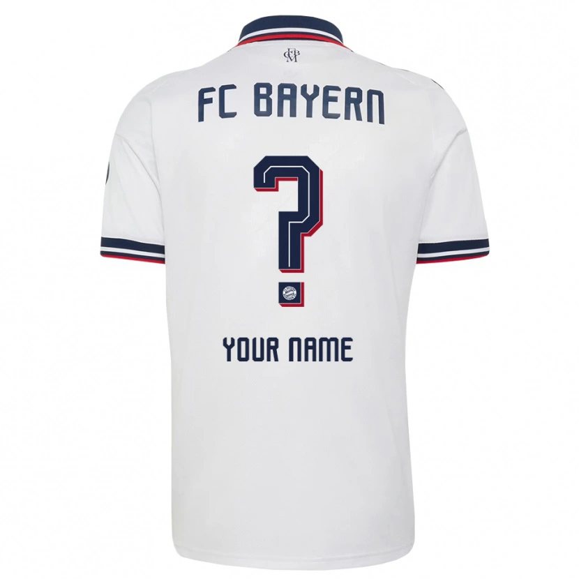 Danxen Enfant Maillot Votre Nom #0 Blanc Gris Rouge Tenues Extérieur 2026/27 T-Shirt