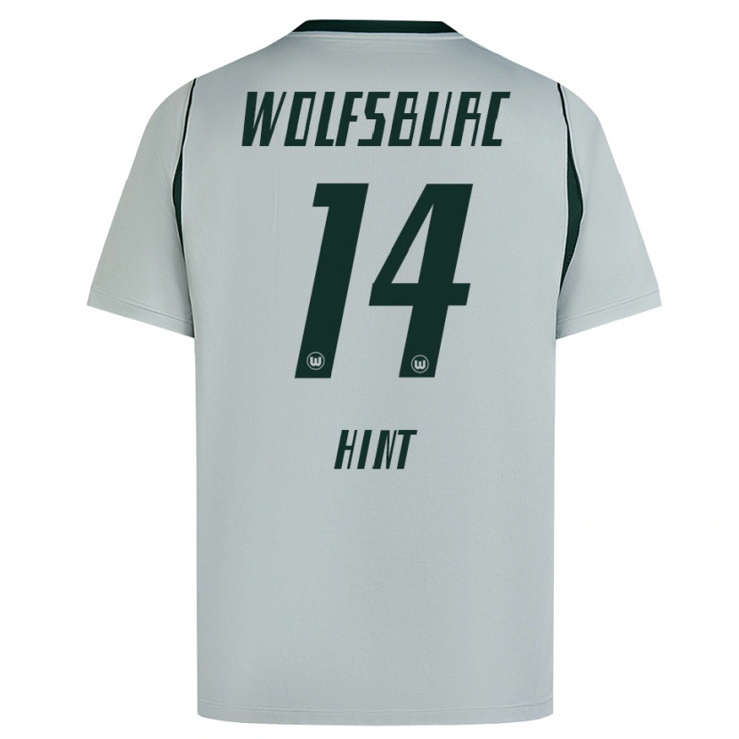 Danxen Enfant Maillot Trevor Hint #14 Gris Vert Tenues Extérieur 2026/27 T-Shirt