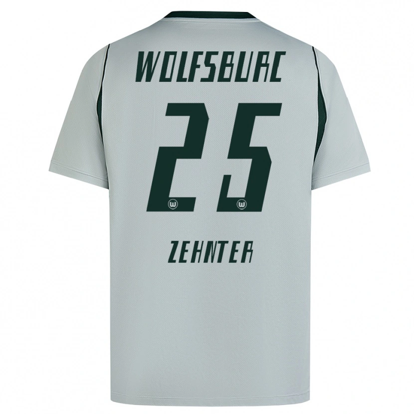 Danxen Enfant Maillot Aaron Zehnter #25 Gris Vert Tenues Extérieur 2026/27 T-Shirt