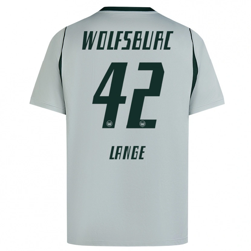 Danxen Enfant Maillot Felix Lange #42 Gris Vert Tenues Extérieur 2026/27 T-Shirt
