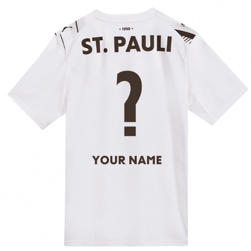 Danxen Enfant Maillot Votre Nom #0 Café Blanc Rouge Tenues Extérieur 2026/27 T-Shirt