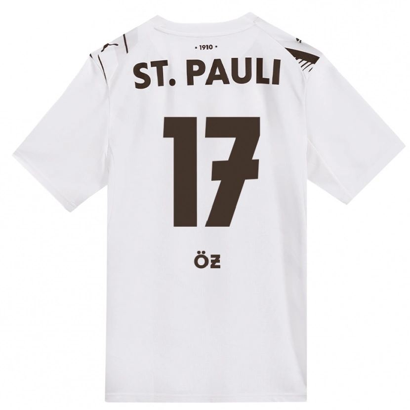 Danxen Enfant Maillot Rüchan Öz #17 Café Blanc Rouge Tenues Extérieur 2026/27 T-Shirt