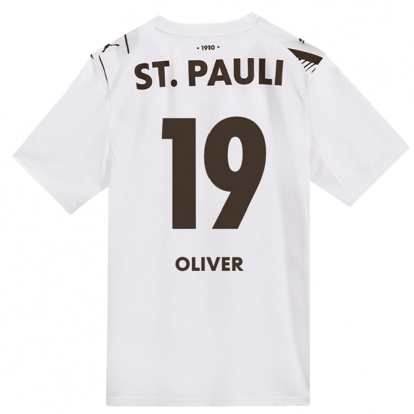 Danxen Enfant Maillot Oliver Nana Kwasi Aboagye #19 Café Blanc Rouge Tenues Extérieur 2026/27 T-Shirt