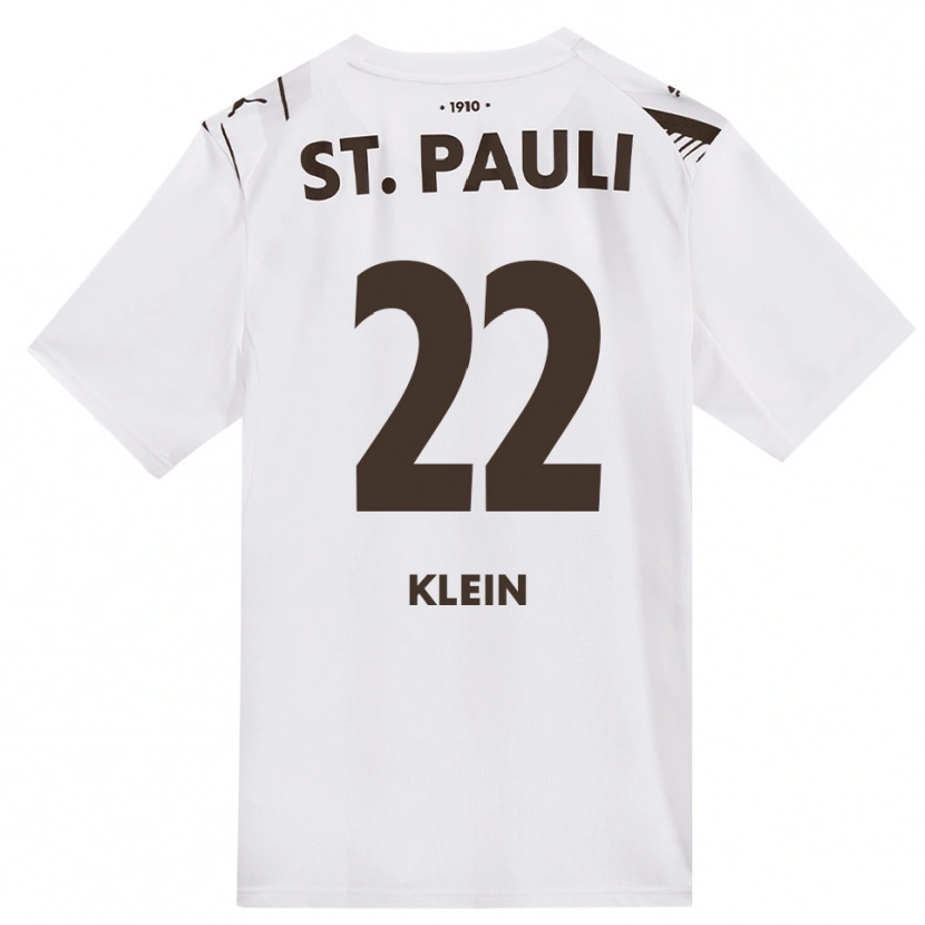 Danxen Enfant Maillot Sam Klein #22 Café Blanc Rouge Tenues Extérieur 2026/27 T-Shirt
