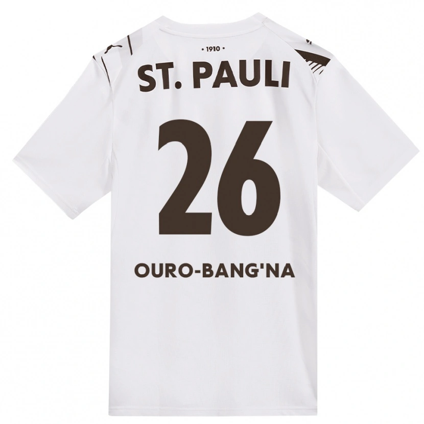 Danxen Enfant Maillot Samir Ouro-Bang'na #26 Café Blanc Rouge Tenues Extérieur 2026/27 T-Shirt