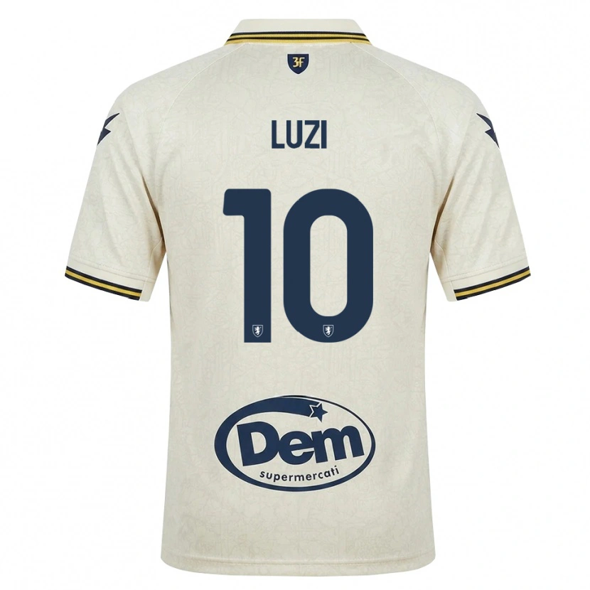 Danxen Enfant Maillot Daniel Luzi #10 Vieux Dentelle Jaune Noir Tenues Extérieur 2026/27 T-Shirt