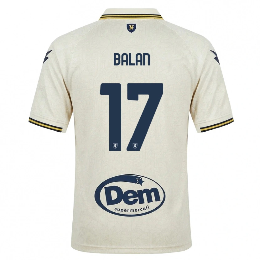 Danxen Enfant Maillot Raul Balan #17 Vieux Dentelle Jaune Noir Tenues Extérieur 2026/27 T-Shirt