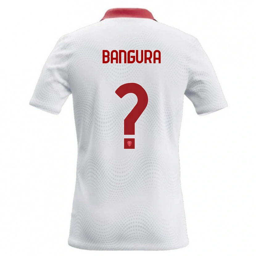 Danxen Enfant Maillot Abudlrahim Bangura #0 Blanc Rouge Tenues Extérieur 2026/27 T-Shirt