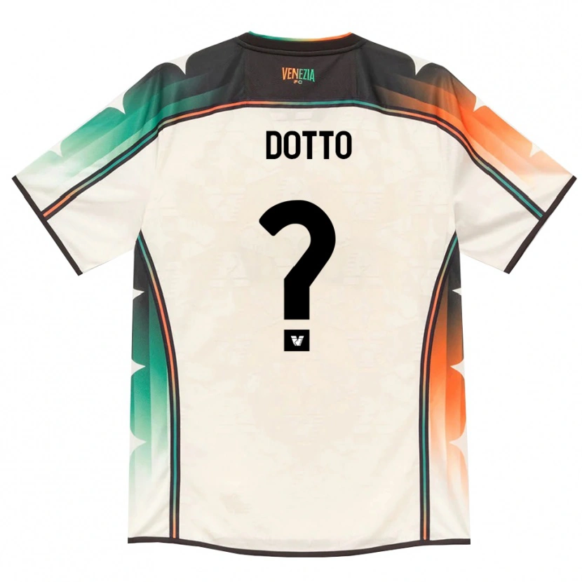 Danxen Enfant Maillot Edoardo Dotto #0 Vieux Dentelle Orange Vert Tenues Extérieur 2026/27 T-Shirt