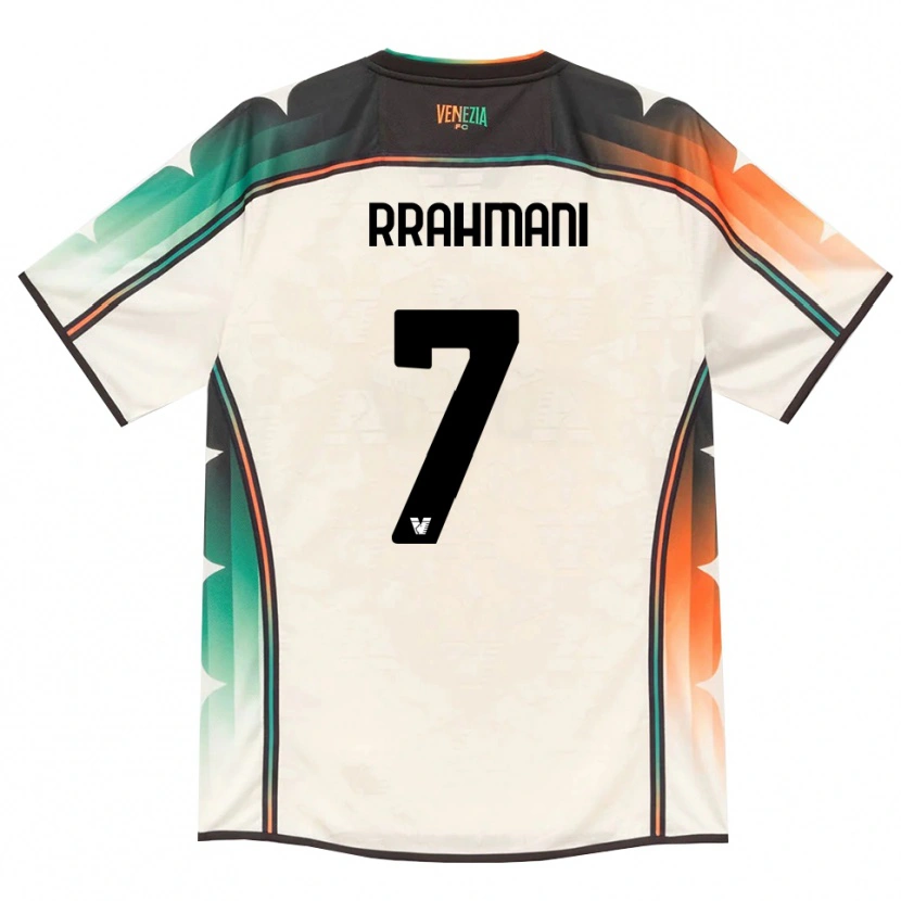 Danxen Enfant Maillot Albion Rrahmani #7 Vieux Dentelle Orange Vert Tenues Extérieur 2026/27 T-Shirt