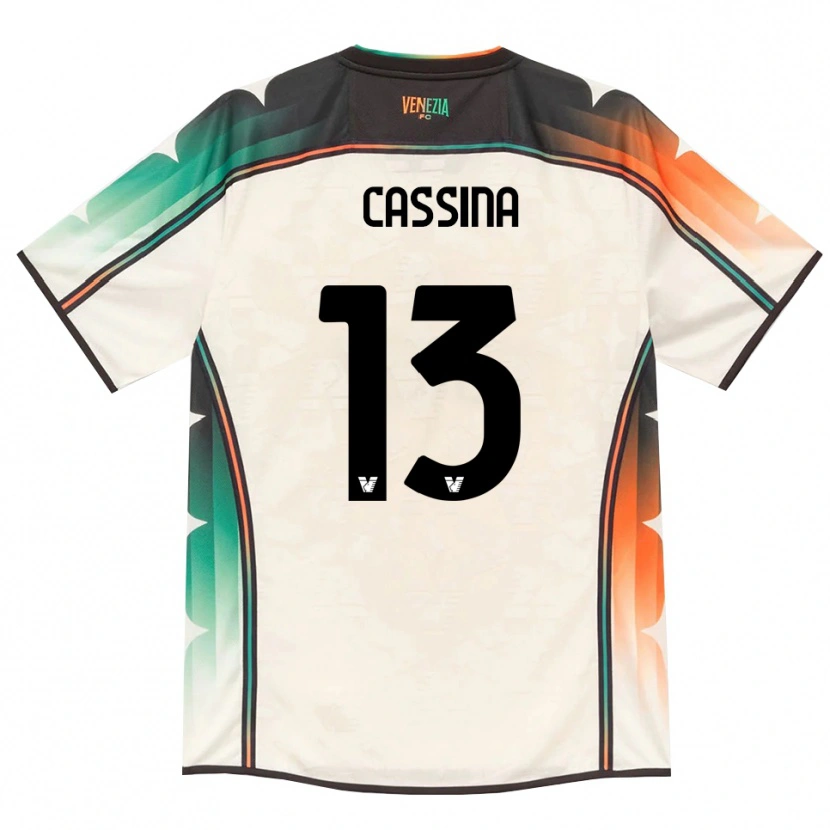 Danxen Enfant Maillot Tommaso Cassina #13 Vieux Dentelle Orange Vert Tenues Extérieur 2026/27 T-Shirt