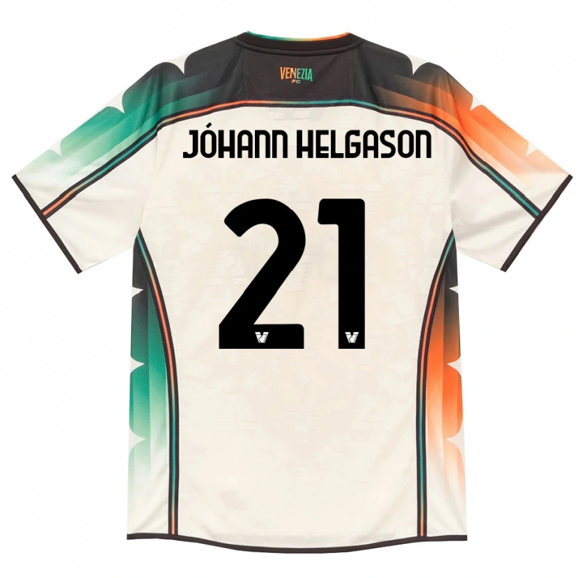 Danxen Enfant Maillot Thórir Jóhann Helgason #21 Vieux Dentelle Orange Vert Tenues Extérieur 2026/27 T-Shirt