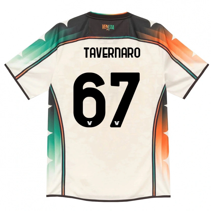 Danxen Enfant Maillot Federico Tavernaro #67 Vieux Dentelle Orange Vert Tenues Extérieur 2026/27 T-Shirt