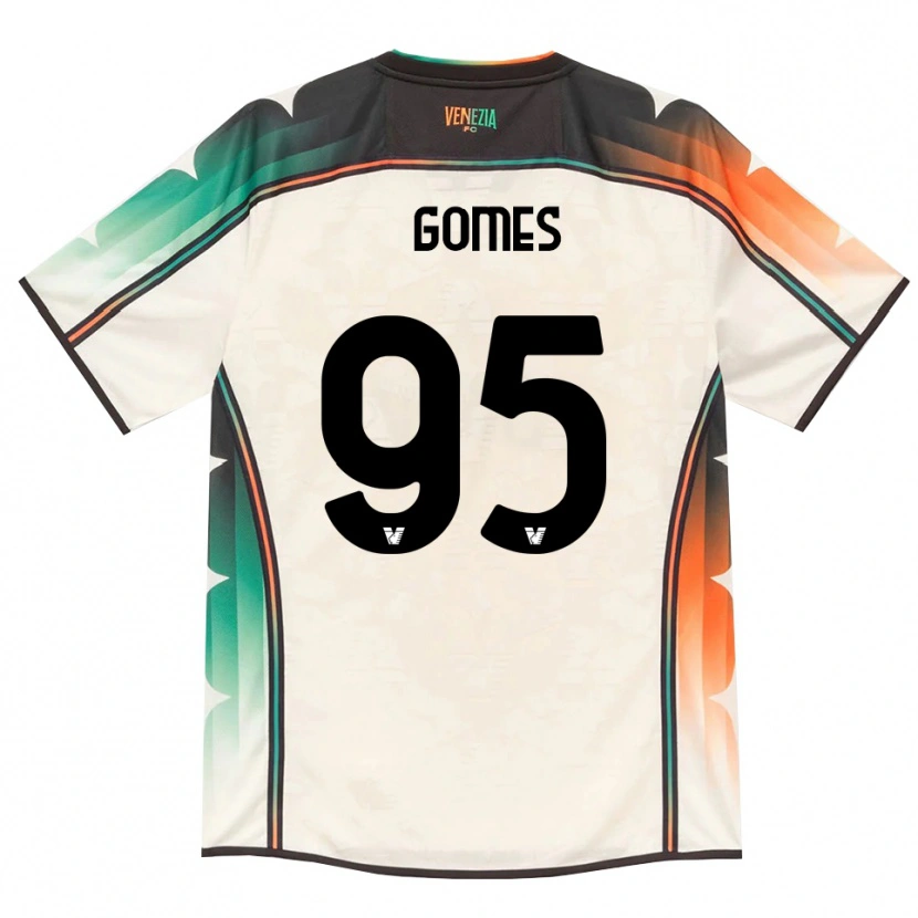 Danxen Enfant Maillot Ale Gomes #95 Vieux Dentelle Orange Vert Tenues Extérieur 2026/27 T-Shirt