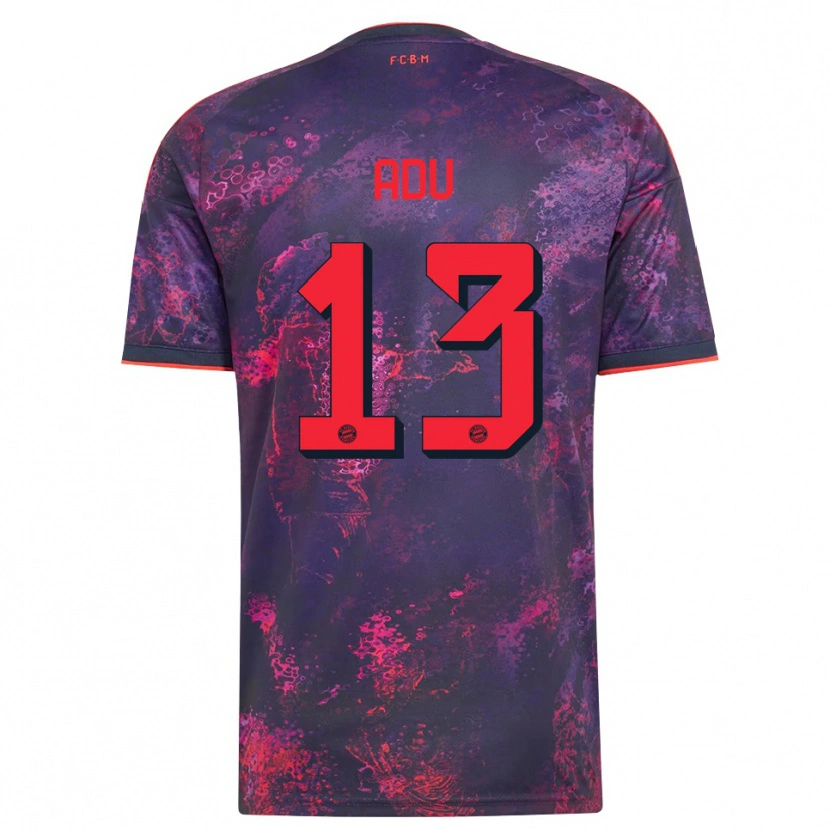 Danxen Enfant Maillot Gibson Adu #13 Rouge Violet Troisieme 2026/27 T-Shirt