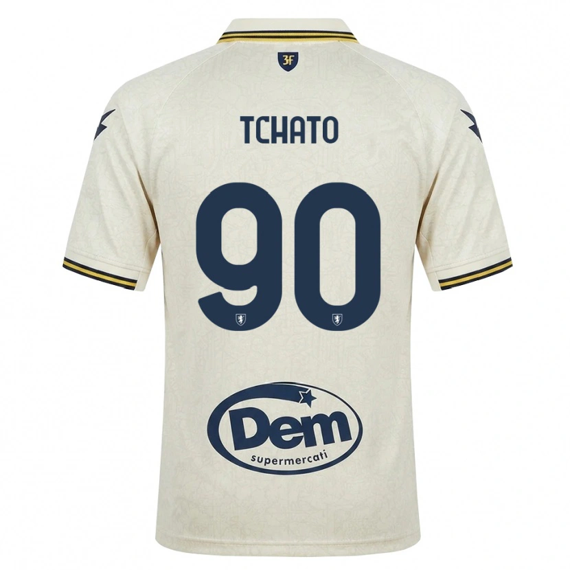 Danxen Enfant Maillot Enzo Tchato #90 Vieux Dentelle Jaune Noir Tenues Extérieur 2026/27 T-Shirt