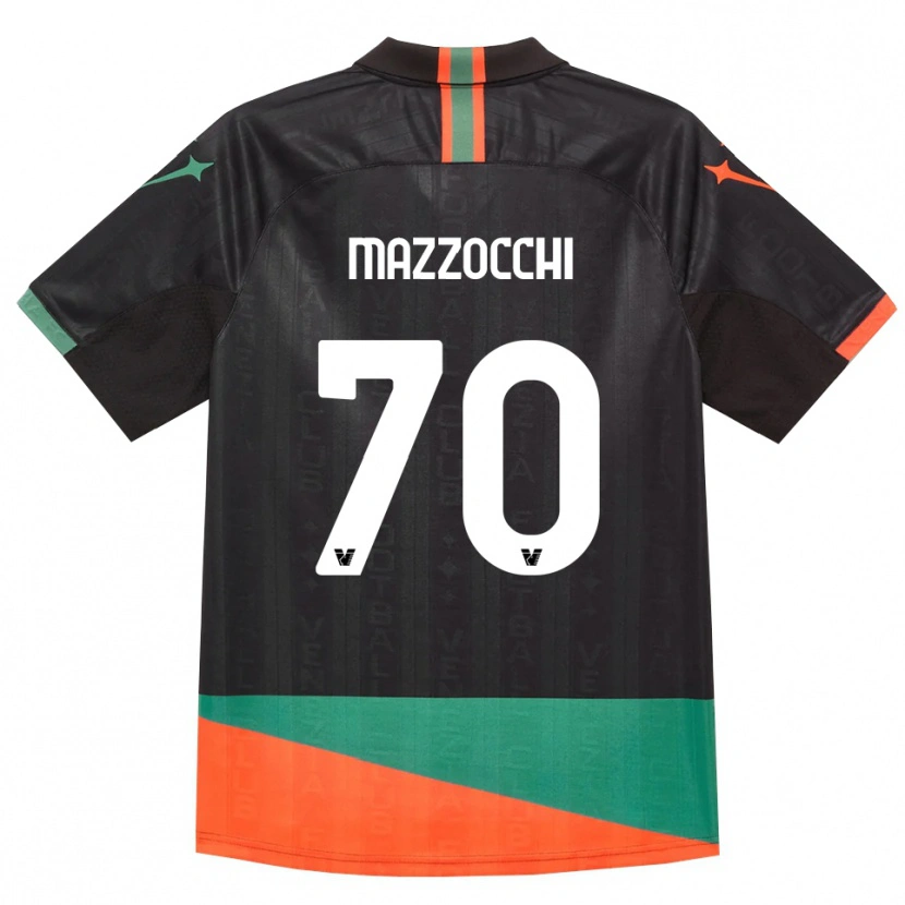 Danxen Homme Maillot Pasquale Mazzocchi #70 Noir Orange Vert Tenues Domicile 2026/27 T-Shirt