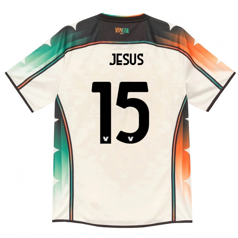 Danxen Homme Maillot Juan Jesus #15 Vieux Dentelle Orange Vert Tenues Extérieur 2026/27 T-Shirt
