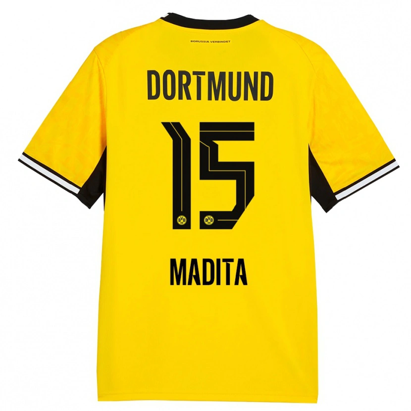 Danxen Homme Maillot Kohorst Madita #15 Jaune Noir Blanc Tenues Domicile 2026/27 T-Shirt