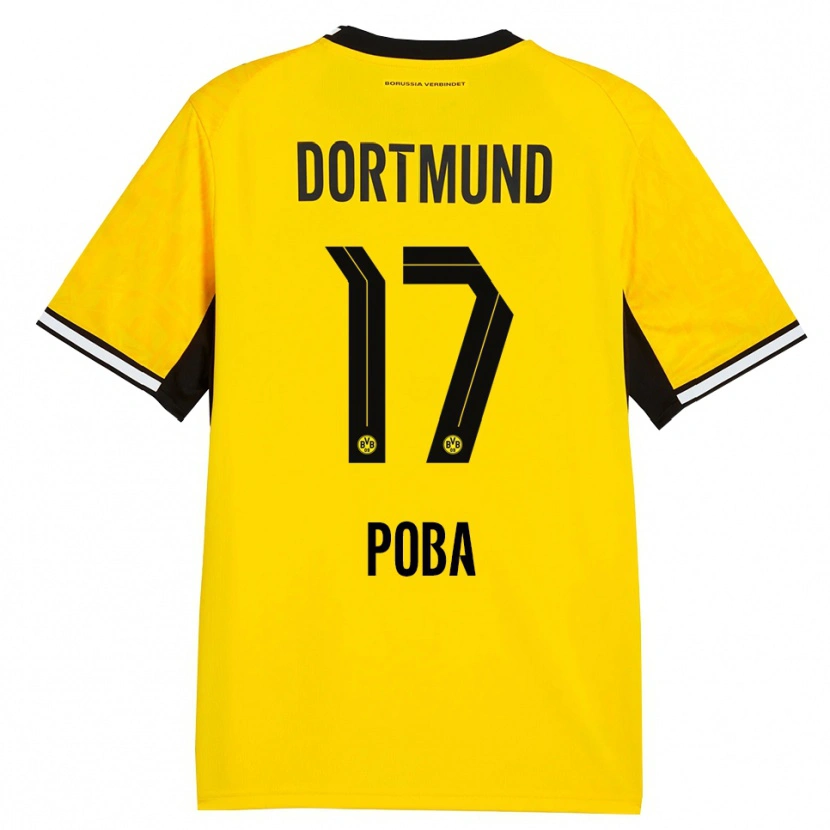 Danxen Homme Maillot Peniel Poba #17 Jaune Noir Blanc Tenues Domicile 2026/27 T-Shirt