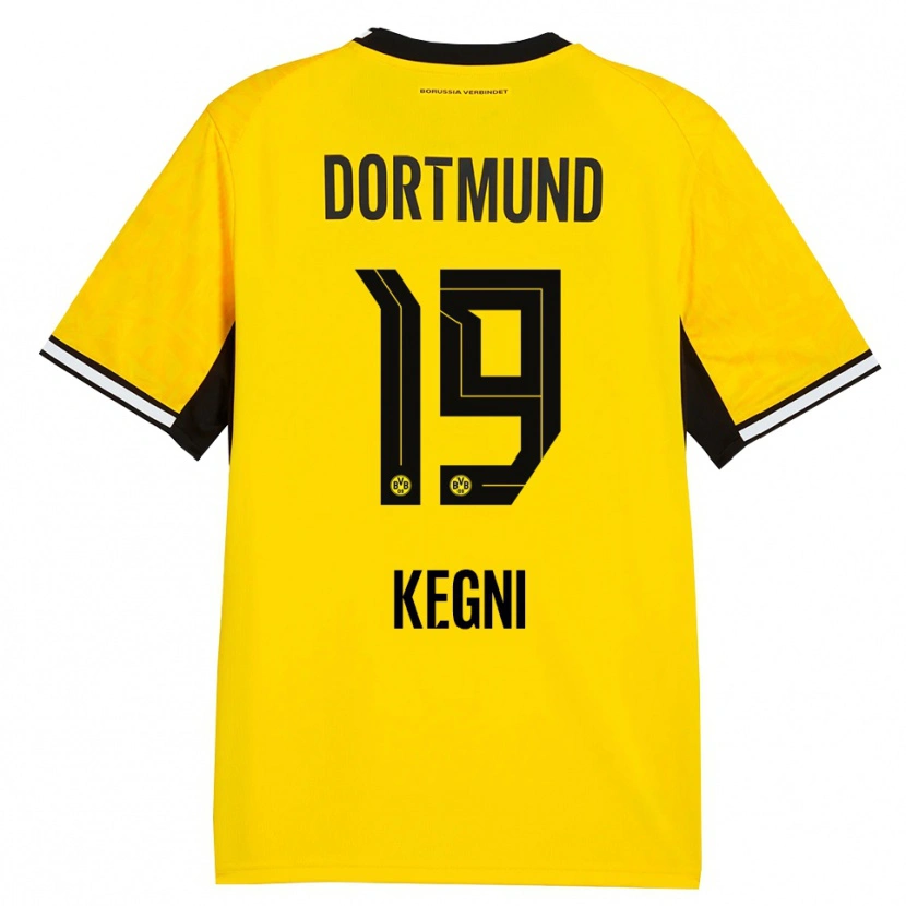 Danxen Homme Maillot Pharell Kegni #19 Jaune Noir Blanc Tenues Domicile 2026/27 T-Shirt