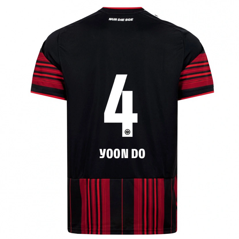 Danxen Homme Maillot Yoon-Do Kim #4 Noir Rouge Blanc Tenues Domicile 2026/27 T-Shirt