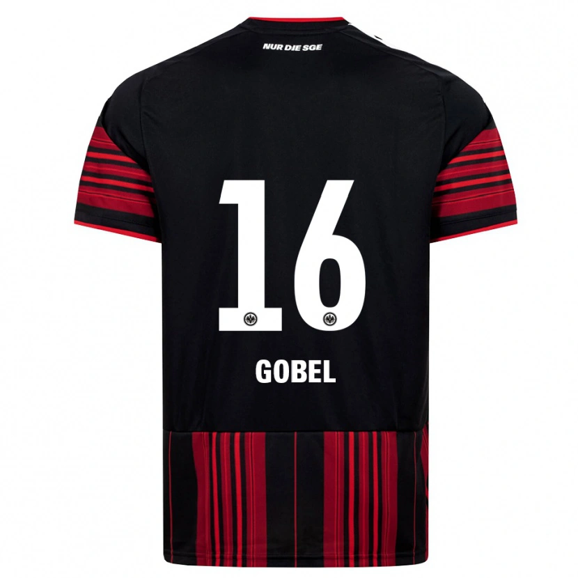 Danxen Homme Maillot Marlon Göbel #16 Noir Rouge Blanc Tenues Domicile 2026/27 T-Shirt