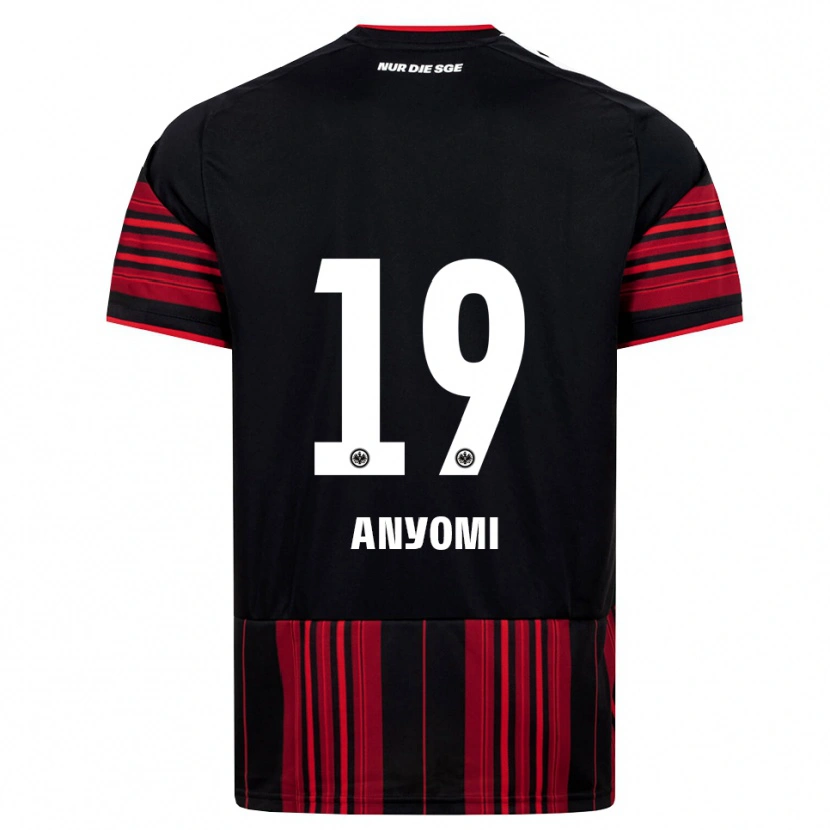 Danxen Homme Maillot Nicole Anyomi #19 Noir Rouge Blanc Tenues Domicile 2026/27 T-Shirt