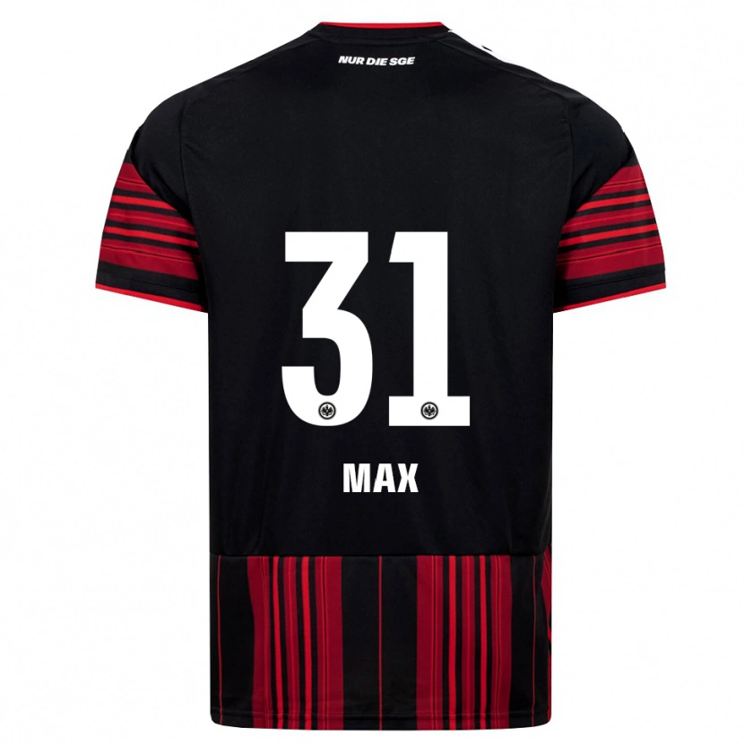 Danxen Homme Maillot Philipp Max #31 Noir Rouge Blanc Tenues Domicile 2026/27 T-Shirt