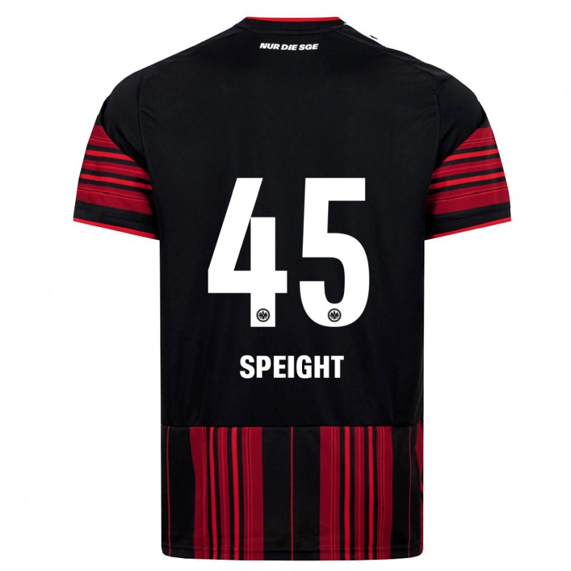 Danxen Homme Maillot Benjamin Speight #45 Noir Rouge Blanc Tenues Domicile 2026/27 T-Shirt
