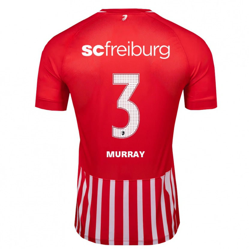 Danxen Homme Maillot Drew Murray #3 Rouge Blanc Noir Tenues Domicile 2026/27 T-Shirt