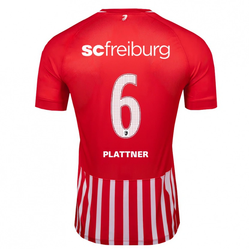 Danxen Homme Maillot Tim Plattner #6 Rouge Blanc Noir Tenues Domicile 2026/27 T-Shirt