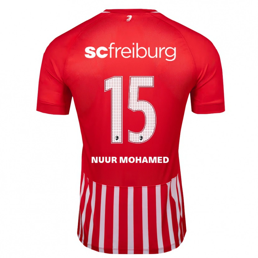 Danxen Homme Maillot Billal Mohamed #15 Rouge Blanc Noir Tenues Domicile 2026/27 T-Shirt