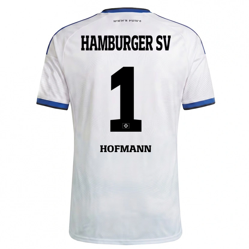 Danxen Homme Maillot Tobias Hofmann #1 Blanc Noir Bleu Tenues Domicile 2026/27 T-Shirt