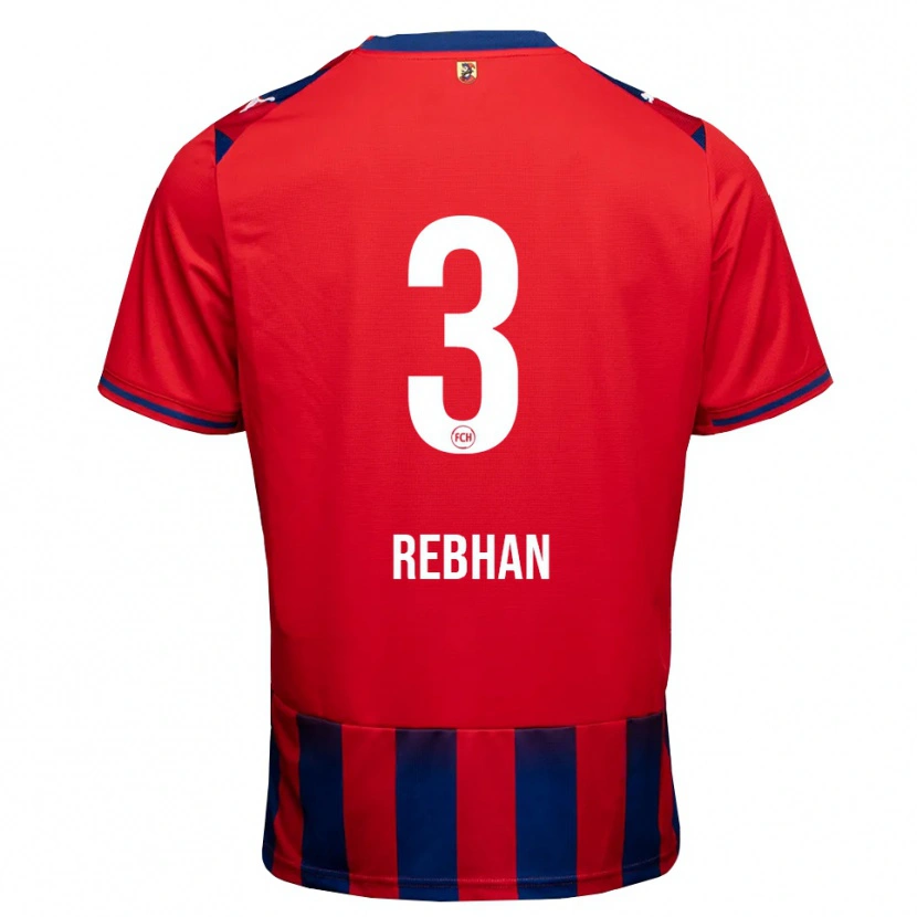 Danxen Homme Maillot Emma Rebhan #3 Bleu Roi Blanc Rouge Tenues Domicile 2026/27 T-Shirt