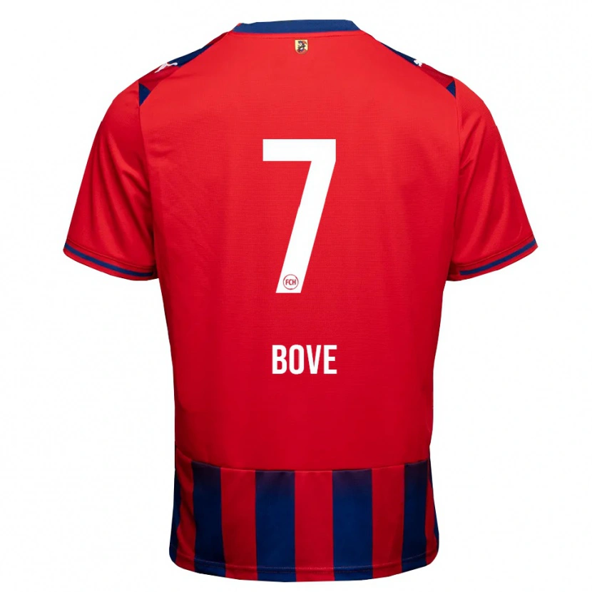Danxen Homme Maillot Nevio Bove #7 Bleu Roi Blanc Rouge Tenues Domicile 2026/27 T-Shirt