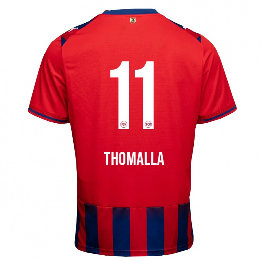 Danxen Homme Maillot Denis Thomalla #11 Bleu Roi Blanc Rouge Tenues Domicile 2026/27 T-Shirt